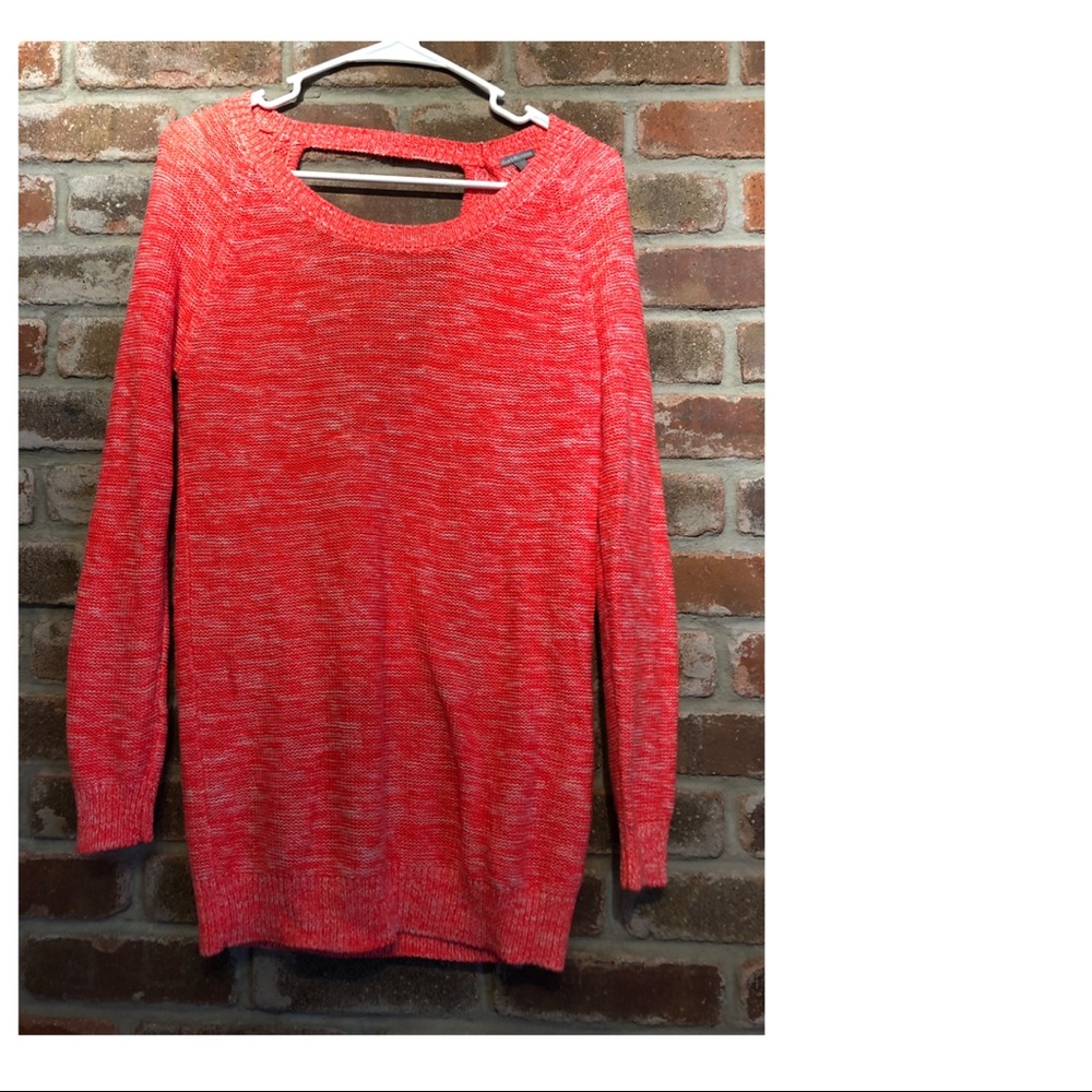 Orange long sweater